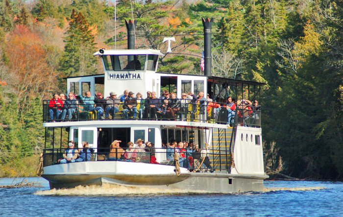 Toonerville Trolley on the Tahquamenon River