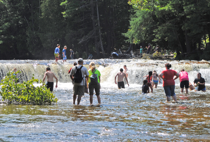 Raging Lower Tahquamenon Falls