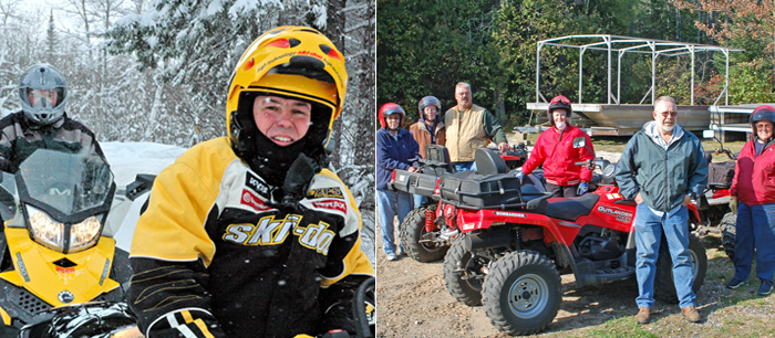 Upper Peninsula Snowmobiling and ATV Trail Riding